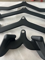 Mag Grip Ensemble de 5 barres de traction latérale en acier, poignées T et V pour câble de musculation - pour curls biceps, triceps, tractions latérales et exercices dos