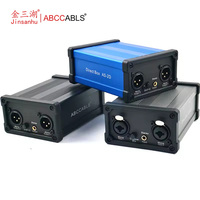 ABCCABLS A5-2D Convertisseur Audio Bicanal à Faible Bruit Isolateur Boîtier DI Audio Passif Connecteur Lianhua XLR 6.35mm/3.5mm Vidéo