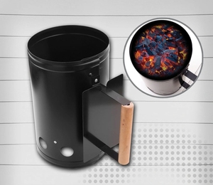 Allume-feu portable en métal <span class=keywords><strong>pour</strong></span> barbecue, grille galvanisée, poignée chromée, prix de gros, <span class=keywords><strong>pour</strong></span> le démarrage du feu en extérieur - Product Image 5