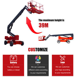 工厂热促销18m-39m 350千克容量柴油伸缩臂升降机人升降机自行式高空作业臂升降机 - Product Image 2
