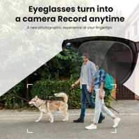 Lunettes intelligentes CY01 800W HD AI avec enregistrement vidéo ChatGPT, commande vocale et traduction en temps réel pour les voyages et les réunions