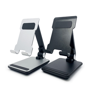 Support de <span class=keywords><strong>téléphone</strong></span> portable pliable réglable Support de tablette en aluminium massif pour tous les téléphones intelligents et tablettes <span class=keywords><strong>Téléphone</strong></span> de bureau - Product Image 2