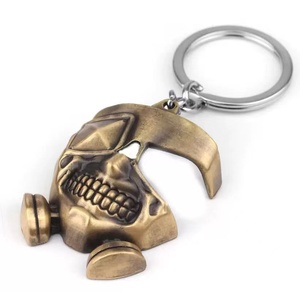 3 estilos <span class=keywords><strong>Tokyo</strong></span> <span class=keywords><strong>Ghoul</strong></span> llavero Anime japonés 3D dibujos animados Metal personalizado llavero bolsa coche llave accesorios chico regalo - Product Image 2