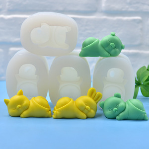 แม่พิมพ์ซิลิโคนสำหรับทำเค้กขนมพุดดิ้งกระต่ายแมวอาหาร - Product Image 3