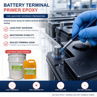 Adhésif d'encolure pour borne de batterie au plomb, colle époxy AB 2:1 pour scellement par injection de pôles, fabricant