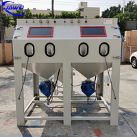 Machine de sablage de verre, cabine de sablage à sable recyclé, cabine de sablage