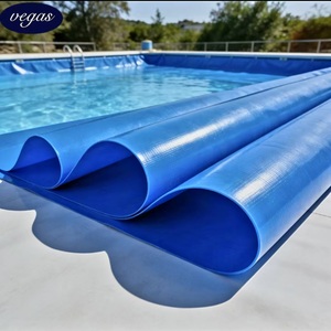 แผ่นจีโอเมมเบรน HDPE สีน้ำเงินคุณภาพสูงสำหรับการเพาะเลี้ยงสัตว์น้ำระดับมืออาชีพ, หลุมฝังกลบขยะ, เขื่อน และบ่อเก็บน้ำเสีย - Product Image 3
