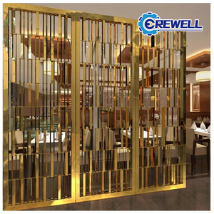 Không Thấm Nước Kim loại phòng Divider <span class=keywords><strong>Curtain</strong></span> Rod tường phân vùng nội thất tủ khách thiết kế rèm cửa thanh lịch cho bảng điều khiển tùy chỉnh - Product Image 3