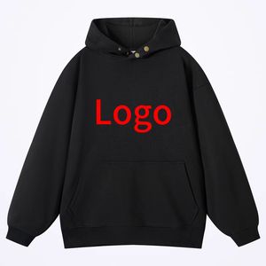 Sudaderas con capucha para hombre con estampado de logotipo personalizado: 100% algodón, felpa francesa de lujo, peso pesado, ajuste de gran tamaño - Product Image 6