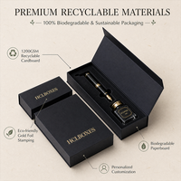 Maßgefertigte Buchförmige Stift-Geschenkbox Großhandel Füllfederhalter-Verpackungsbox Business-Set mit Individuellem Logo