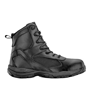 HBP11 <b>Safety</b> Toe 6 Inch Black Waterproof Tactical <b>Boot</b> with High Quality <b>Zip</b> - Product Image 2