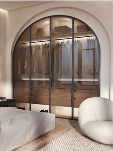 Armario de Dormitorio Moderno de Alta Calidad Estilo Europeo YALIG, Armario Empotrado Estándar en la Pared - Product Image 3