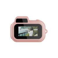Mini caméra de poche DC27C 2MP 1080P en forme de bouton avec écran LCD IPS de 0,96 pouces, MicroSD 64 Go, flash LED, partage Android et capteur CMOS