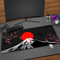 Tapis de souris de jeu personnalisé en gros, grande taille, imperméable, base en caoutchouc, pour usage bureautique, en stock