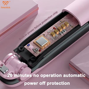 Lisseur et boucleur sans fil 2 en 1 PAKISS, mini lisseur rechargeable 5000 mAh - Product Image 6