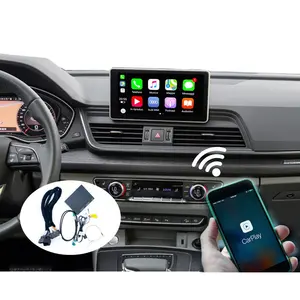 Video Interface CarPlay Wireless For AUDI Q5 2018 Apple CarPlay Android Mirror Retrofit Box Reverse Camera Parking System
