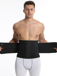 Ceinture abdominale double pour homme, gaine de taille, veste de sport pour le fitness, gaine de mise en forme, ceinture abdominale double pour brûler les graisses - Product Image 4