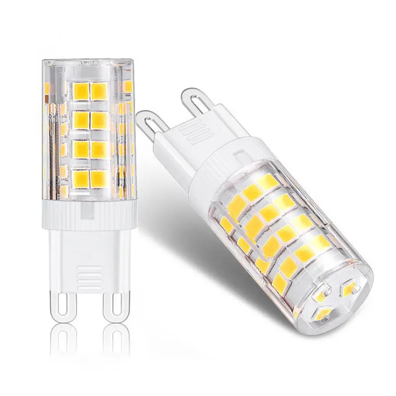 Lampada a LED G9 G4 più luminosa 3W 5W 7W 9W lampadina a LED per mais in ceramica ad alta mano faretto bianco caldo/freddo sostituire la luce alogena