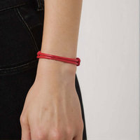 Bijoux d'été faits à la main Bracelet tressé accessoire promotionnel de chaîne de mode colorée