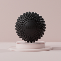 Ballon de massage thérapeutique unisexe Meganic en silicone à picots de 7 cm, idéal pour le dos, les pieds et les épaules – Vente chaude, OEM, portable