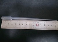 Matériel de laboratoire Fournitures 2ml 3ml 5ml 10ml Pipette Pasteur graduée transparente Pipette compte-gouttes de transfert en plastique 2ml