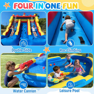Scivoli d'Acqua Gonfiabili per Bambini, Divertimento per il Giardino di Casa - Product Image 5