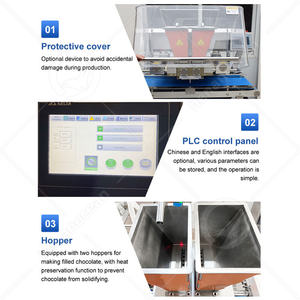 OCEAN Machine automatique à fabriquer des moules One Shot Petite machine à fabriquer du chocolat à <span class=keywords><strong>la</strong></span> <span class=keywords><strong>truffe</strong></span> Prix - Product Image 3