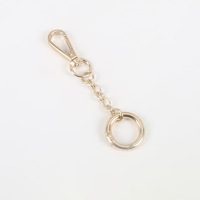 Lot de connecteurs mousquetons à ressort robustes pour chaînes de sacs, pièces de porte-clés, accessoires de bricolage pour la fabrication de bijoux, sacs et porte-clés