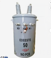 Transformador de Distribución Toroidal Sumergido en Aceite de Baja Pérdida de 25 kVA y 13.8 kV para Montaje en Poste, Suministro del Fabricante