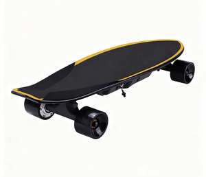 JIEFEN ucuz elektrikli kaykay E paten balık kurulu e-kaykay dört tekerlekli 25 km/s paten Penny kaykay Patineta Electrica - Product Image 5