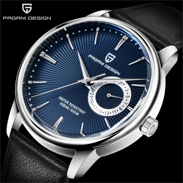 PAGANI DESIGN Original Fashion Casual Sports Watch Men High Quality Watch Leather Waterproof Quartz Watch Reloj Hombre 1645