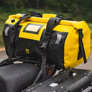 Large Capacity Waterproof Fashion Rear Seat Bag Zipper for Motorcycle Long-Distance Tours Outdoor Off-Road Travel Car <b>Floating</b> - Product Image 5