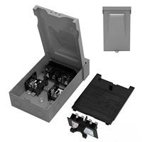 Interruptor de Desconexión de la Marca BAREP, Certificado CULus, para HVAC, Pds-30A, Fusible de 30A, 120V/240V, 2 Polos, Material SPCC+PC, para Aire Acondicionado