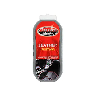 Car care Cleaner &Conditioner for Leather seats and All Automotive Leather components High gloss No buff Leather polish sponge