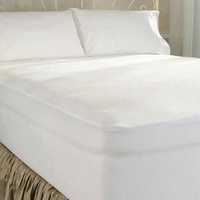 Ensemble de lit king size de haute qualité, protège-matelas imperméable en tissu éponge hypoallergénique, pour la maison et l'hôtel, en polyester