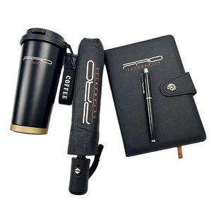 Hot Selling Custom Luxury Business Corporate Notebook Pen Gift Set With Coffee <b>Cup</b> Promotional Umbrella Personalized Logo - Product Image 4