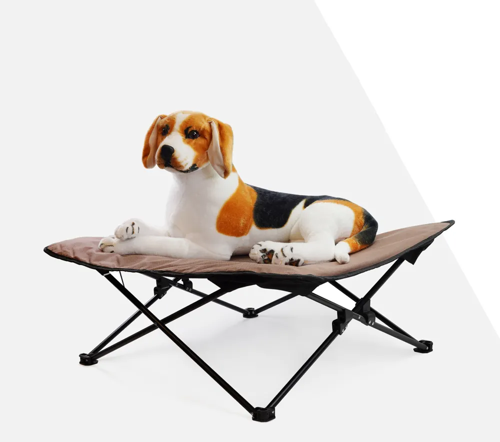 Fabricants Canapé personnalisé pour chien Lit surélevé portable pour chien Lit pliant pour animal de compagnie pour intérieur extérieur voyage camping pour chiens chats