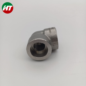 SUS316Ti 1.4571 S31635 320S31 ANSI B16.11 Fittings-316Ti de tuyaux en acier forgé coude en acier inoxydable forgé té forgé" - Product Image 3