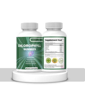 Gomitas de Clorofila Orgánica OEM/ODM, Clorofila de Sodio y Cobre, Desintoxicantes para Adultos, Gestión del Metabolismo, No Apto para Mujeres Embarazadas - Product Image 1