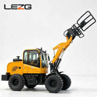 Mini-chargeuse tout-terrain 4x4 diesel hydraulique pour travaux de construction