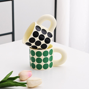 Taza <span class=keywords><strong>de</strong></span> cerámica <span class=keywords><strong>para</strong></span> desayuno, tazón <span class=keywords><strong>de</strong></span> cerámica <span class=keywords><strong>para</strong></span> leche, ins - Product Image 4