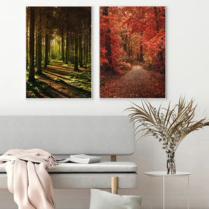 Nordique lac <span class=keywords><strong>forêt</strong></span> pierre <span class=keywords><strong>montagne</strong></span> toile affiche paysage photo affiche Nature paysage mur Art impression peinture - Product Image 4
