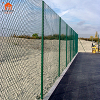 Clôture Cyclone pour terrain de basketball en treillis métallique galvanisé avec revêtement PVC, écologique, hauteur personnalisable