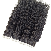 Extensions de cheveux Remy de haute qualité, cheveux humains, couleur claire, extensions à bandes adhésives, prix de gros, double épaisseur, vierges bruts, à bandes adhésives