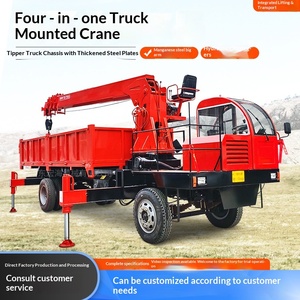 Truck <b>crane</b>, lifting truck with hydraulic telescopic boom, dump truck; 3-ton and 5-ton truck <b>cranes</b> - Product Image 1