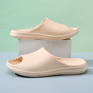 Tongs EVA pour femmes, semelle épaisse, antidérapantes, respirantes, pantoufles de plage d'été, rose clair, taille 35 45 - Product Image 1