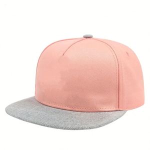 Gorras de Béisbol de Moda Hip Hop de 5 Paneles y Dos Tonos, Gorras Deportivas de Visera Plana Personalizadas con Cierre a Presión Unisex con Bordado 3D, Gorras Estructuradas - Product Image 4