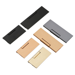 LGEDIS Modern Surface Mounted <b>Drawer</b> Handle Aluminum Alloy Rectangle Easy Installation Furniture Cabinet Hardware - Product Image 3