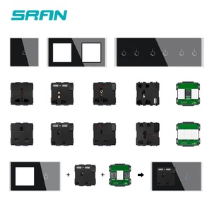 Interruptor de Pared Inteligente Tipo 146, Enchufe WiFi Tuya con Panel de Vidrio, Enchufe para Reino Unido, Multifunción, Compatible con Google <span class=keywords><strong>Alexa</strong></span> para Hogar Inteligente - Product Image 5