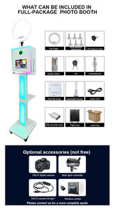 Nouvelle Cabine Photo 2026 pour Mariages et Fêtes – Machine à <span class=keywords><strong>Selfie</strong></span> Amusante avec Flash Intégré – Cabine Photo Portable pour iPad et Appareil Photo Reflex Numérique - Product Image 5